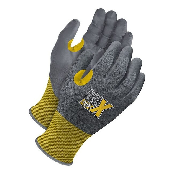 Cut-Resistant Coated Gloves, Cut Level A5 ,Not Applicable ,Sandy ,S 1 PR
