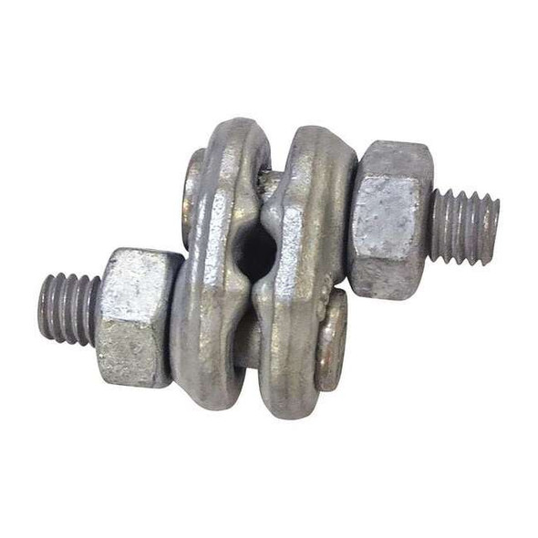 Crosby Wire Rope Dbl-Saddle Clip,5/16"Rope dia. 1010499