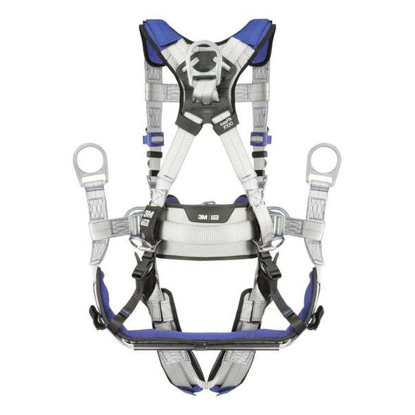 ExoFit(TM) X100 Fall Protection Harness, Universal (S/M/L/XL), 420 lb, Quick-Connect Chest/