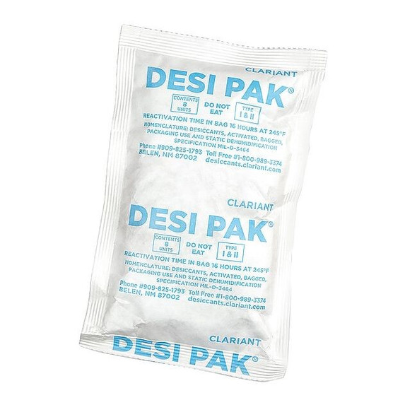 Armor Shield Desiccant,6.67cuft,White,8oz,PK300 D8UCT-D