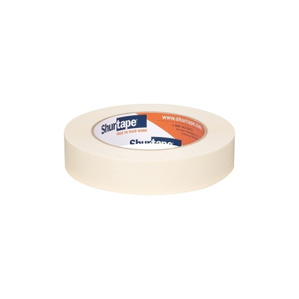 Shurtape Utility Grade Masking Tape, 2 in X 60 yd, 5 mil, Natural