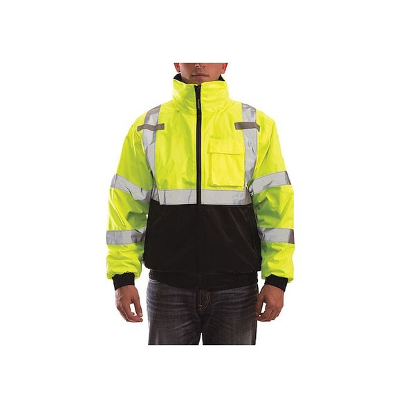 Tingley Jacket, Polyester, Class 3 R, Green; Yellow, S J26172-S