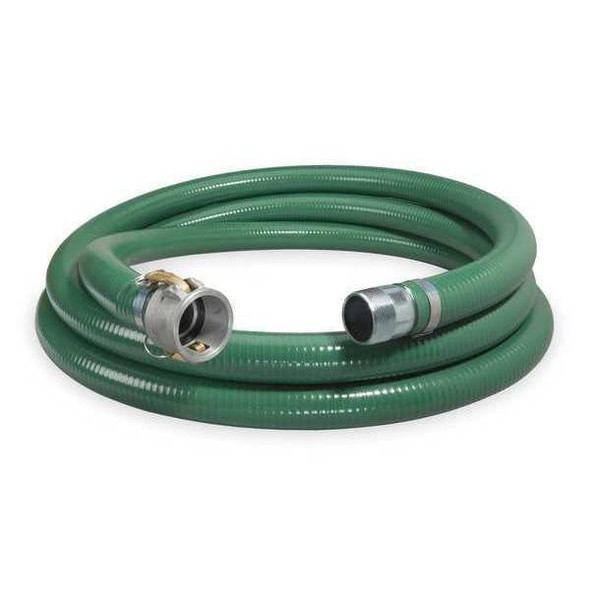Continental Water Hose,1-1/2" ID x 10 ft.,Green SP150-10CN-G