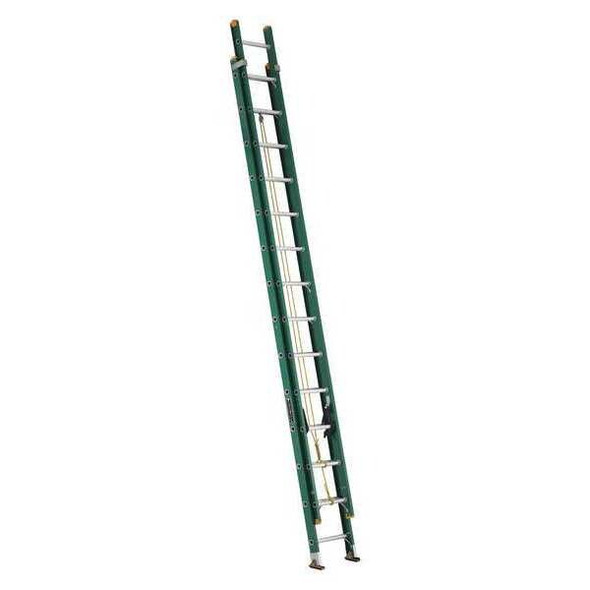 Louisville 28 ft Fiberglass Extension Ladder, 225 lb Load Capacity FE0628