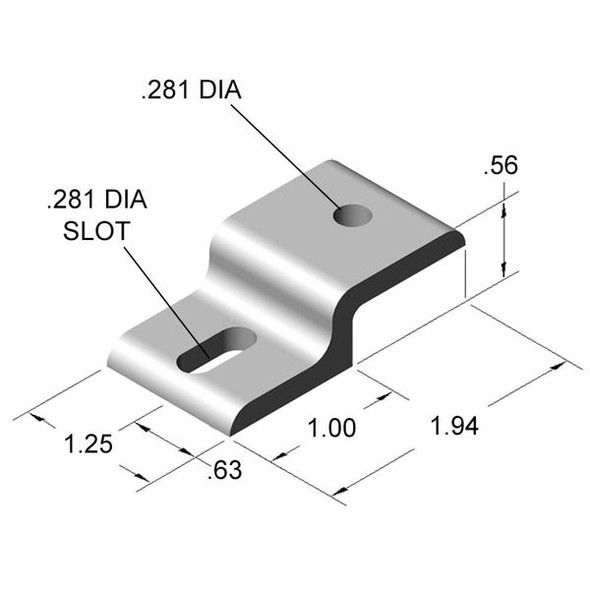 Faztek Mesh Retainer,1 In 10AC7806