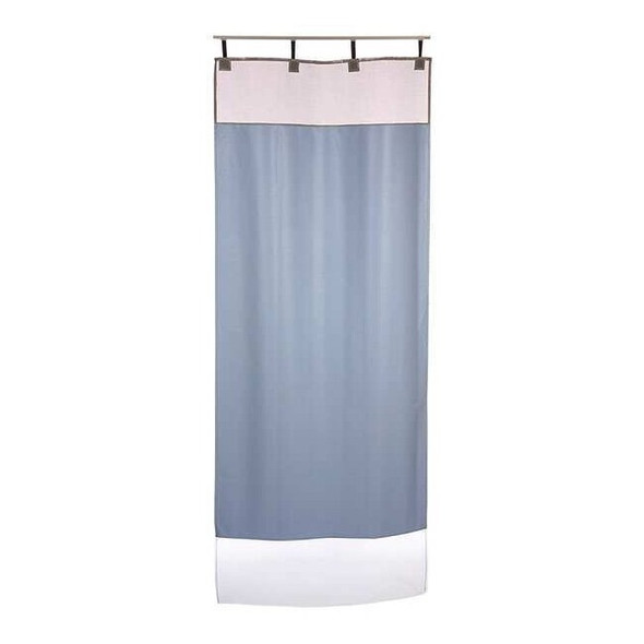 Cortech Shower Curtain System, Plastic, Blue, 40" W, 93" L CCUR4093