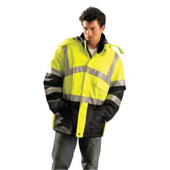 Occunomix Men's Jacket, 100% Polyester, Yellow, M LUX-TJCW-YM