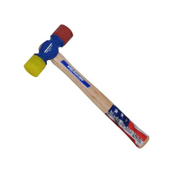 Vaughan 12 oz. Soft Face Hammer, 12 1/2 in L Steel W/ Plain Grip Handle SF12