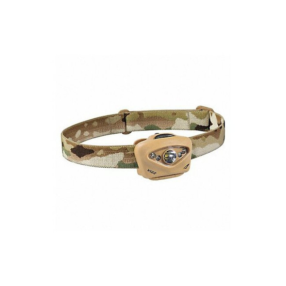 Princeton Tec Tactical Headlamp,Plastic,Tan,420lm Vizz-MPLS-MC