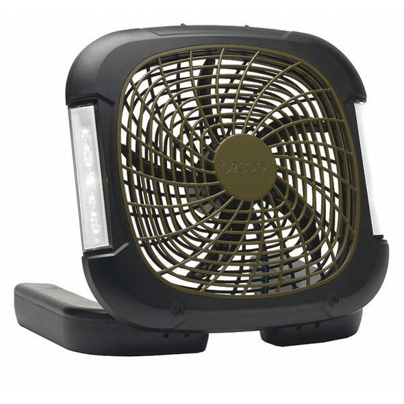 Treva/O2cool 10" Blade Dia Compact Fan, 2 Speeds, Gray FD10018L
