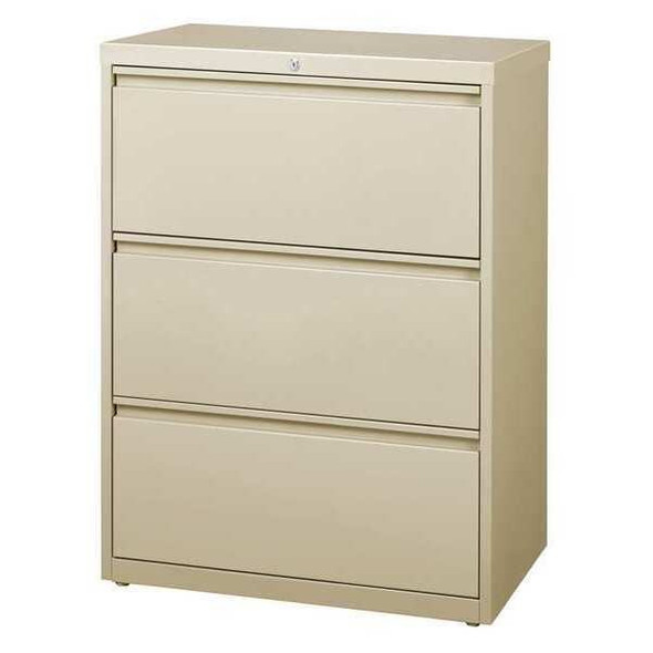 Hirsh Lateral File Cabinet,Putty 14973 Hirsh Lateral File Cabinet,Putty 14973