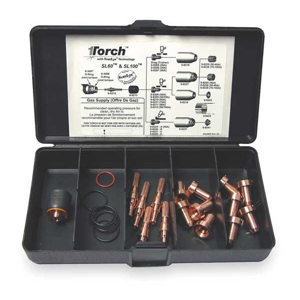 Thermal Dynamics Plasma Torch Consumable Kit,80 Amps 5-2555