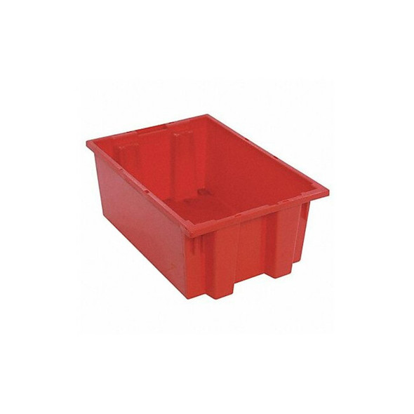 Quantum Storage Systems Stacking&NestingTote,19.5inL,13.5inW,Red SNT200RD