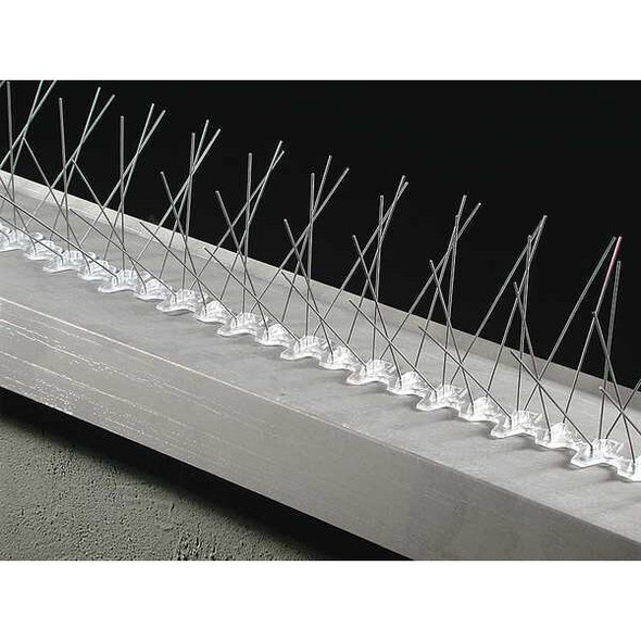 Bird Barrier Bird Repellent Spikes,50 ft L,8 in W BP-F350 Bird Barrier Bird Repellent Spikes,50 ft L,8 in W BP-F350
