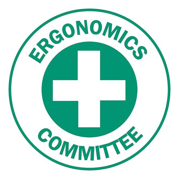 Brady Hard Hat Emblem Labl,2in. dia.,Vinyl,PK4, 49579 49579