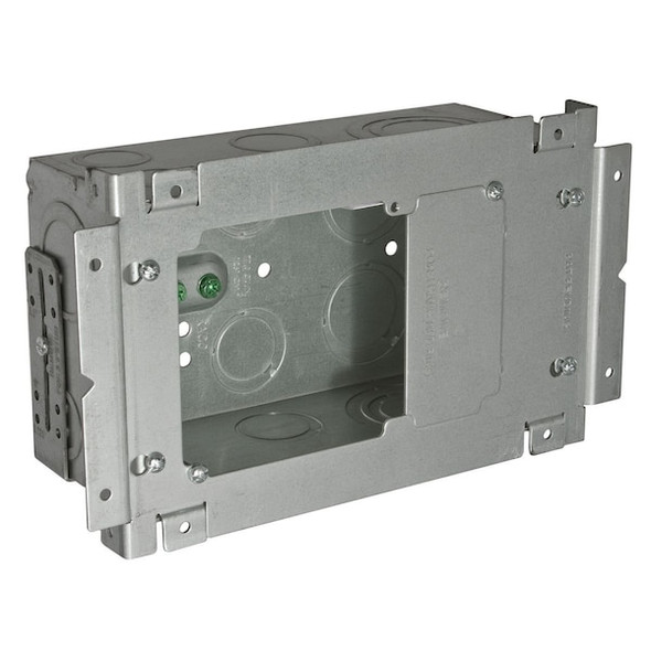 Raco Electrical Box, 113.3 cu in, Data Box Type, 3 Gangs, Steel, Rectangular Shape 263