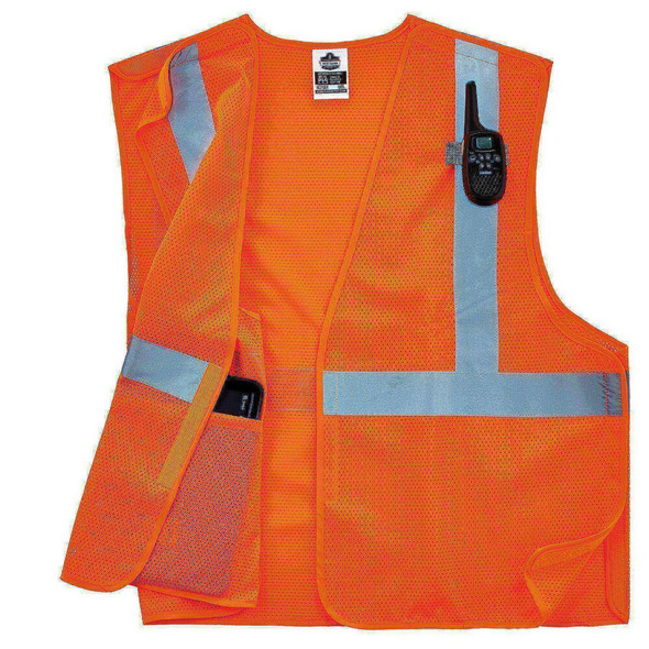 Ergodyne S Orange Economy Breakaway Mesh Vest Class 2 - Single Vest 8215BA-S
