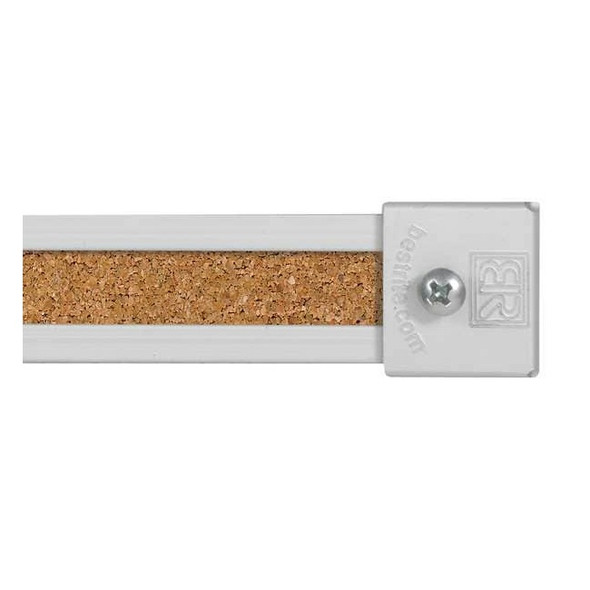 Best-Rite Map Rail,Cork,120 In Wide,PK7 522K