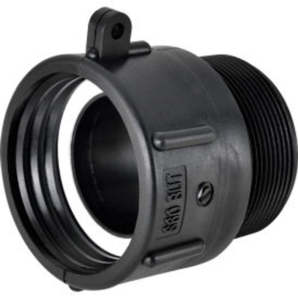 Global Industrial Polypropylene S60x6 Female Buttress x 2"" Male NPS Pipe Thread