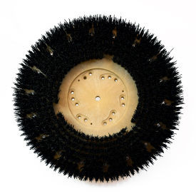 Global Industrial 13"" 50/80 Grit Scrub Brush for Concrete Black