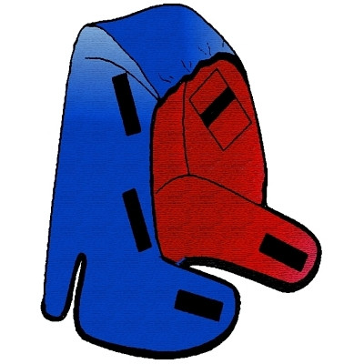 Classic Hot Rods Winter Liners, Cotton Proban, Modacrylic Cotton Lining, Blue