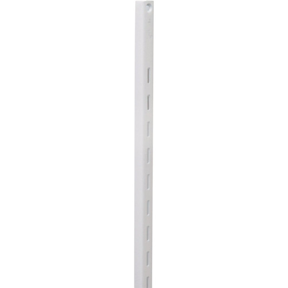 Knape & Vogt 80 Series 60 In. White Steel Adjustable Shelf Standard 80 WH 60