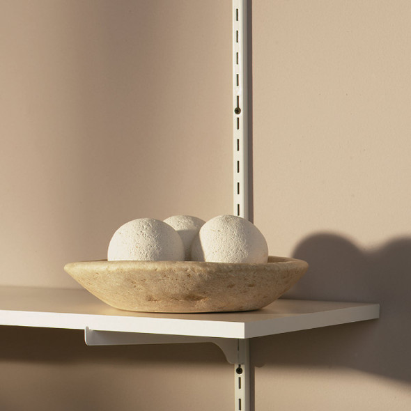 Knape & Vogt 80 Series 60 In. White Steel Adjustable Shelf Standard