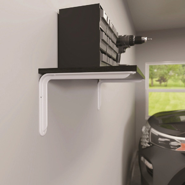 John Sterling Magnum 12 In. White Decorative Shelf Bracket RP-0099-12WT 246125