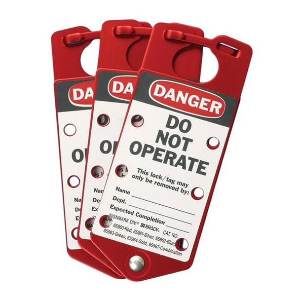 Brady® Labeled Lockout Hasps