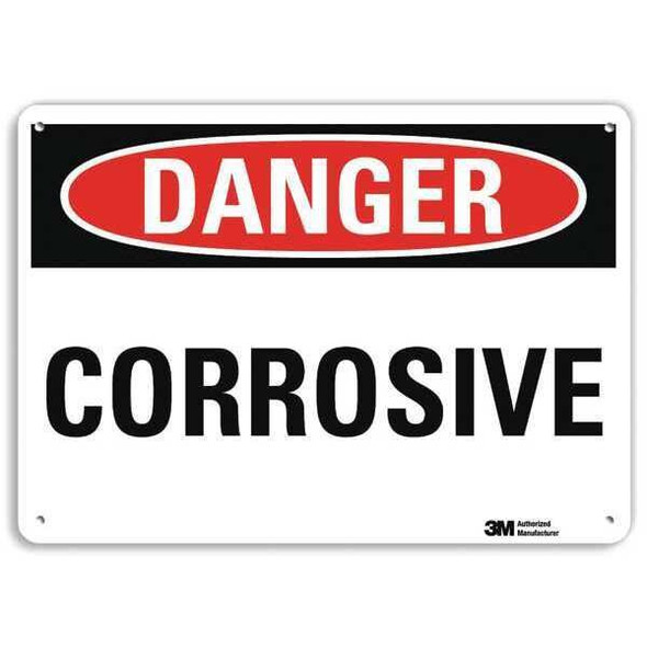 Danger Sign, 10 in H, 14 in W, Vertical Rectangle, English, U3-1268-RA_14X10