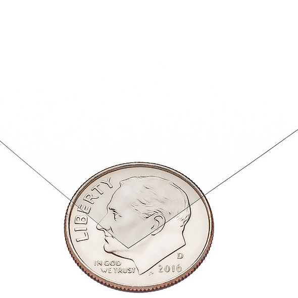 Colorless Polycarbonate Film Stock 1 ft. L x 40" W x 0.005" Thick