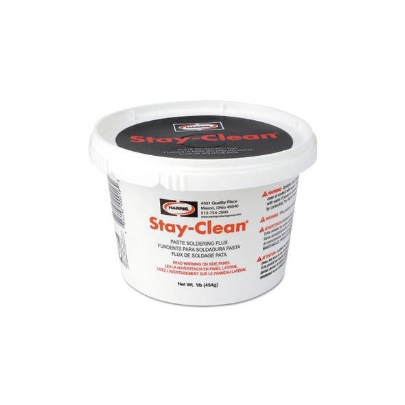 Stay-Clean® Paste Soldering Flux, Tub, 1 lb