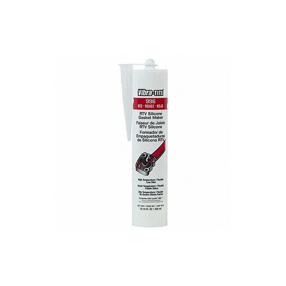 Vibra-Tite Gasket Sealant,300mL,Red,Silicone 99630