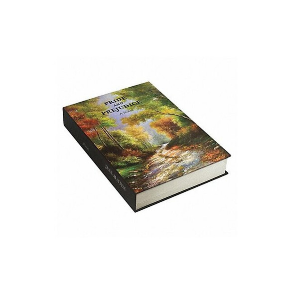 Diversion Book Safe, 0.05 cu ft, 2.45 lb, Privacy Key Lock No Rated