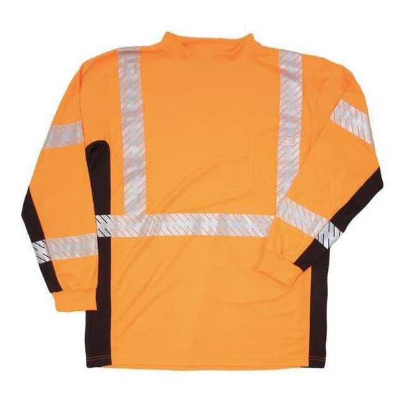 Kishigo Unisex T-Shirt, Polyester, Orange, XL 9135-XL