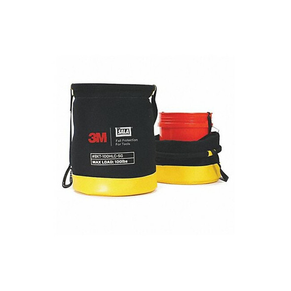 3m Dbi-Sala Bucket, Black, Yellow, Canvas 1500135