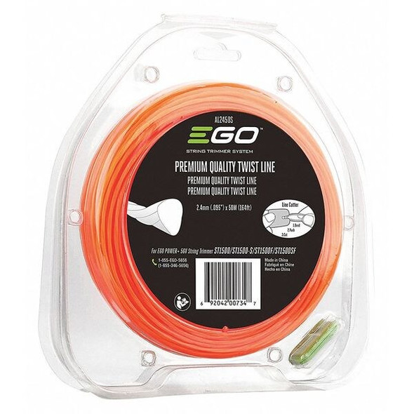 Ego String Trimmer Line,164-1/16 ft. AL2450S