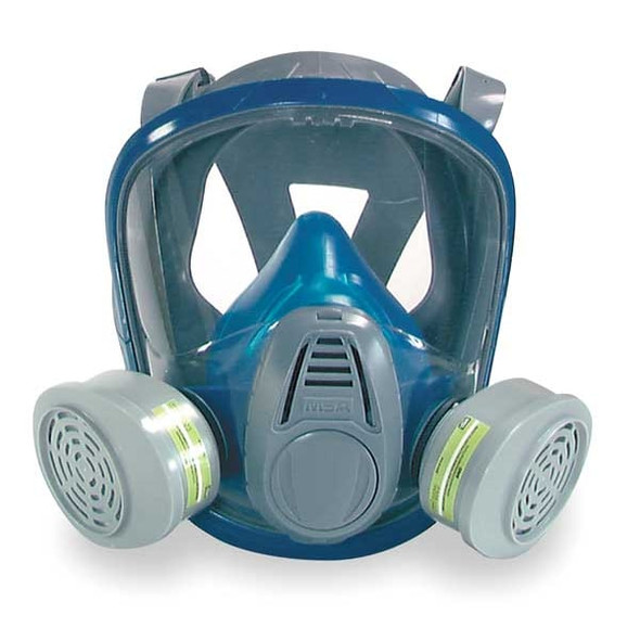Msa Safety Full Face Respirator, Advantage 3200, Bayonet, Size M 10031309