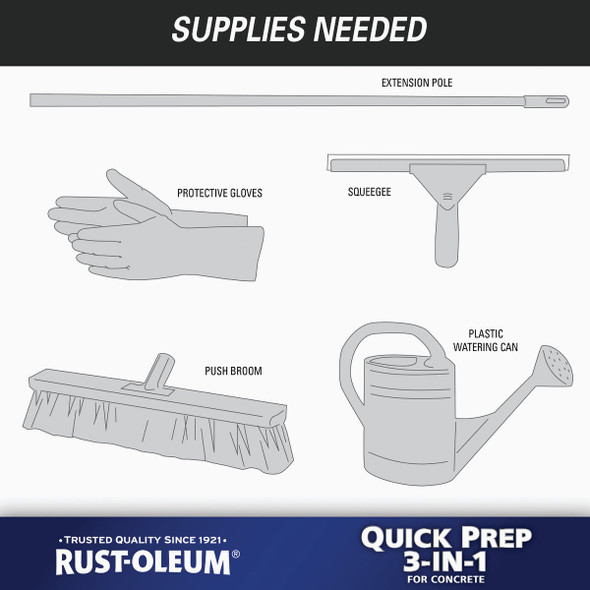 Rust-Oleum 1 Gal. Quick Prep 3-In-1 Cleaner, Degreaser & Etch 362970 778467