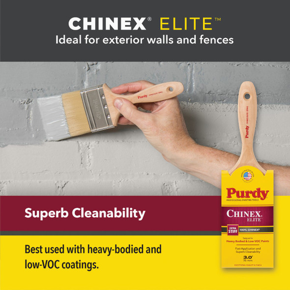 Purdy 2.5 In. Chinex Elite Glide Paint Brush 144552925 782000