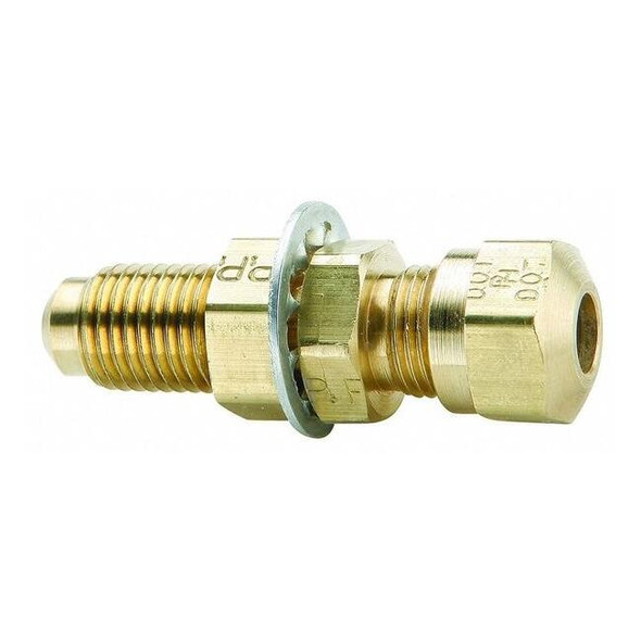 Parker Union,Brass,Comp.1/2in,Flared1/2in 62NFBH-8