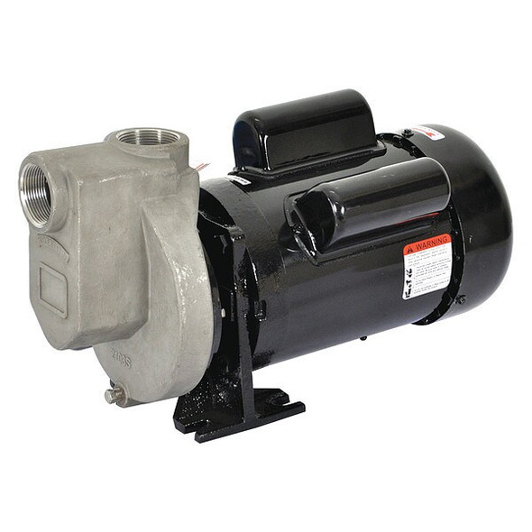 Centrifugal Pump, 1/3 hp, 115/208 to 230V AC, 1 Phase, 45 ft Max Head
