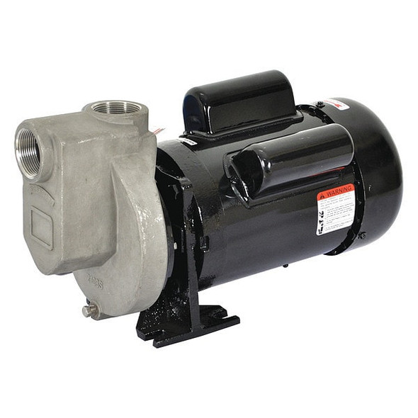 Centrifugal Pump, 1/3 hp, 115/208 to 230V AC, 1 Phase, 45 ft Max Head