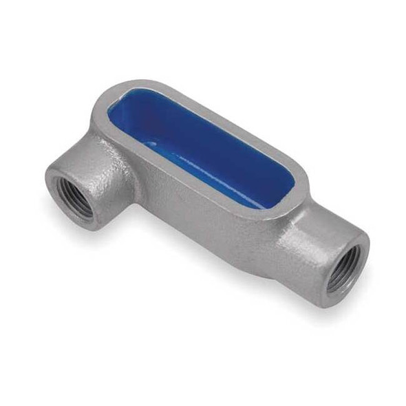 Abb Conduit Outlet Body,Iron,LR,1-1/2 In. LR57