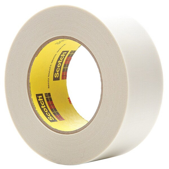 3m Cloth Tape, White, 60 yd L, 2 in W, PK24 361