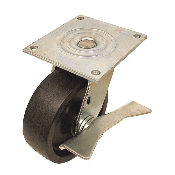 Manufacturer Varies PlateCaster,Swivel,Polypropylene,7 1/2"H P21S-PB060R-15-CB