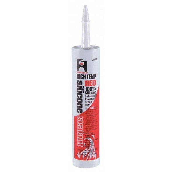 Hercules Silicone Sealant,Red,High Temp 25666