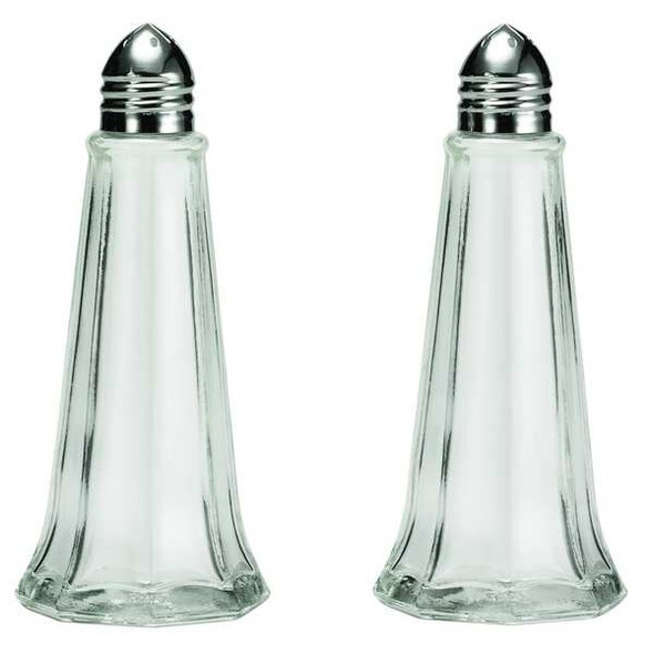Tablecraft Salt and Pepper Shaker,1 Oz,PK24 83S&P