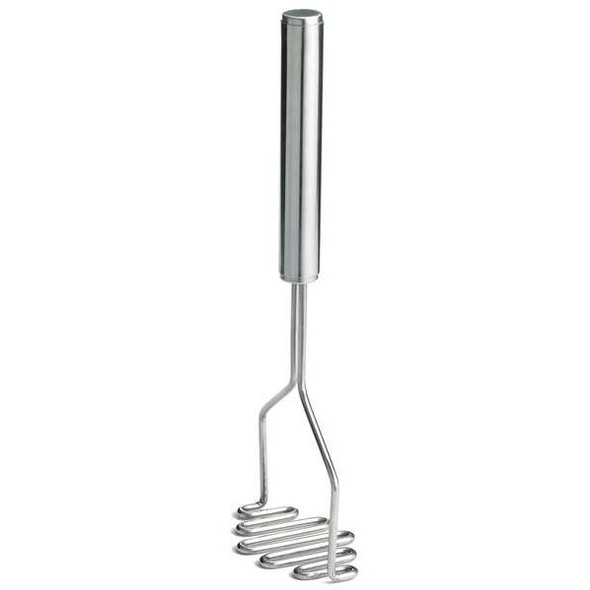Tablecraft Stainless Steel Potato Masher, 12" 7412