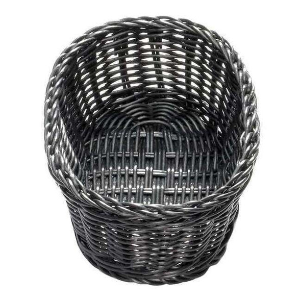 Tablecraft Food Serving Basket,6 1/4" W,Black,PK12 M2474